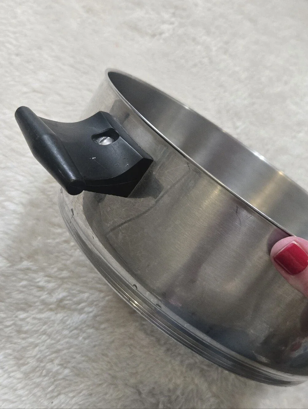 Rena Ware 4 Qt Stockpot 3-Ply 18-8 Vintage Stainless Steel Cookware Made in USA
